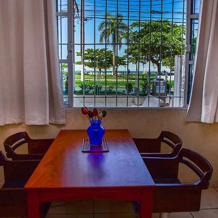Charmoso Apto A Beira-Mar Com Wi-Fi Em Santos Sp Apartment Bagian luar foto