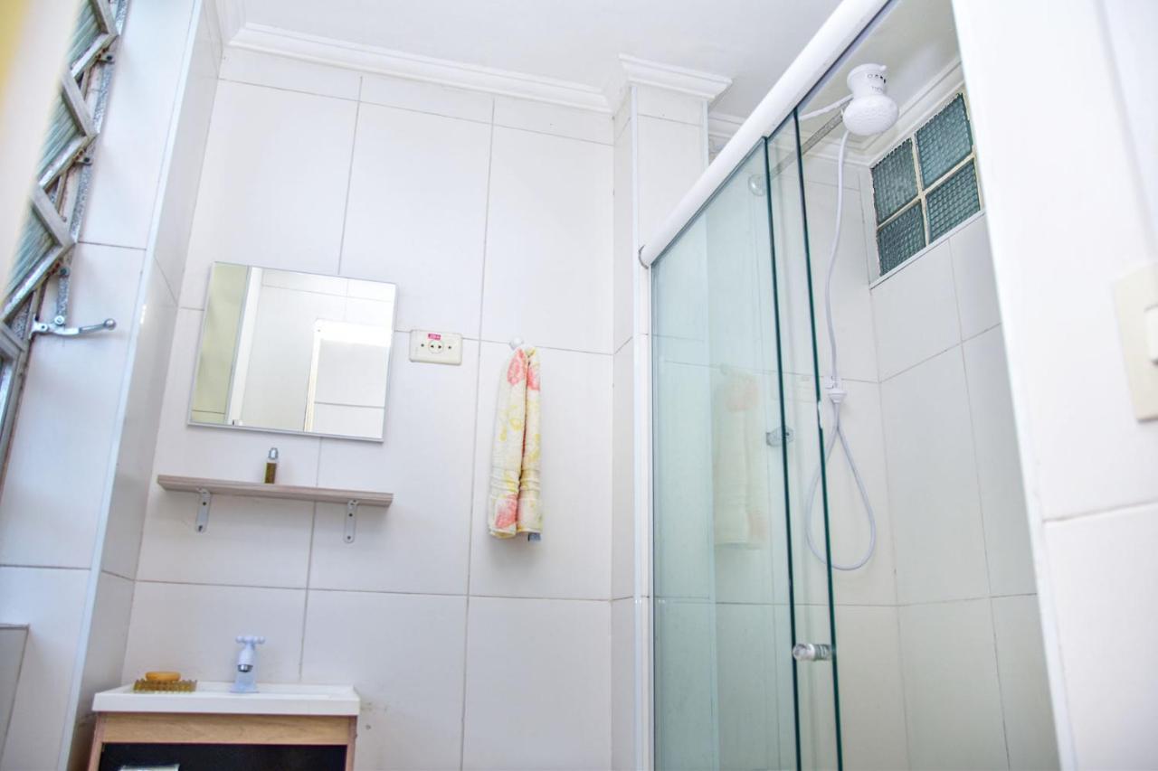 Charmoso Apto A Beira-Mar Com Wi-Fi Em Santos Sp Apartment Bagian luar foto
