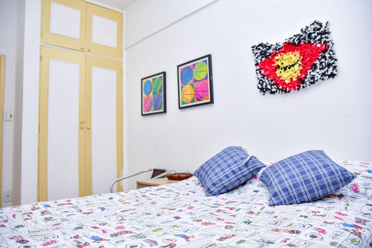 Charmoso Apto A Beira-Mar Com Wi-Fi Em Santos Sp Apartment Bagian luar foto
