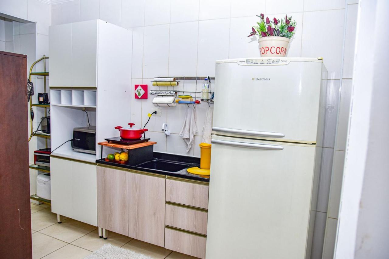 Charmoso Apto A Beira-Mar Com Wi-Fi Em Santos Sp Apartment Bagian luar foto
