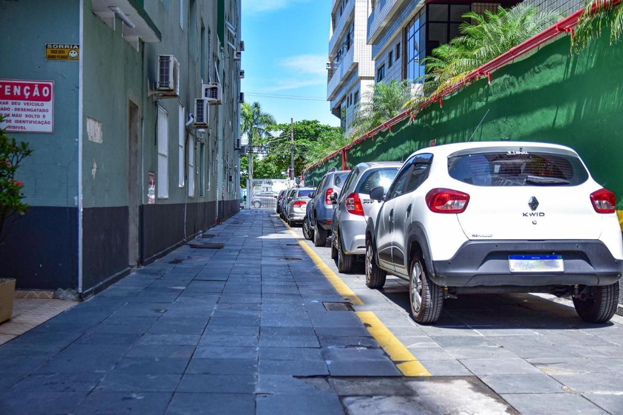 Charmoso Apto A Beira-Mar Com Wi-Fi Em Santos Sp Apartment Bagian luar foto